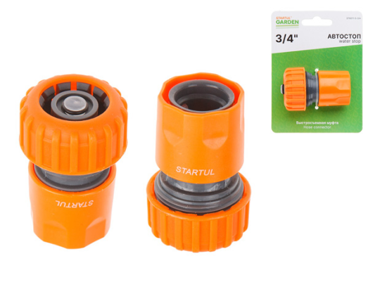 Соединитель 3/4" автостоп STARTUL GARDEN 6011-5-3/4