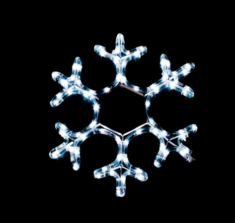 Фигура светодиодная LT002"Снежинка"IP44 3,6W 72LED белый 0,33мх0,33м
