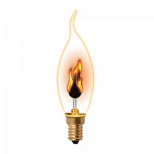 Лампа для гирлянд 1,5W Е12 "эффект огня" (2шт)