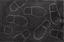 Коврик резиновый Ботинок 45х75см (PIN MATS)