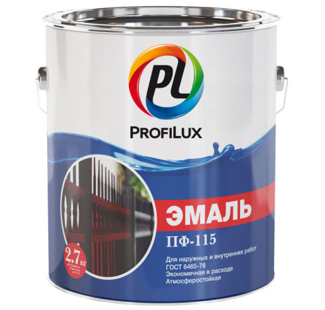 Эмаль ПФ-115 голубая глянцевая (0,9кг) Profilux