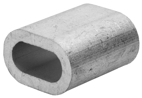 Зажим для стальных канатов алюминиевый 5 мм