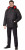 Куртка утеплённая КАЙМАН черная, подкладка флис размер 48-50/170-176