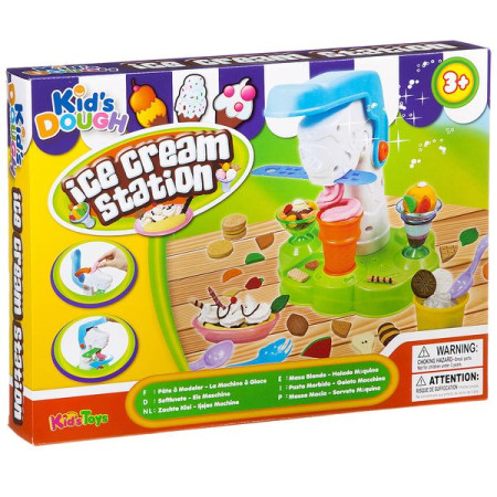 Набор пластилина Kid's Dough фабрика мороженого BOX 40х30х6 см арт 11656
