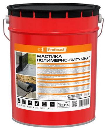 Мастика полимерно-битумная (21,5л/18кг) Profimast 