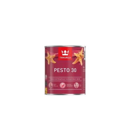 Эмаль алкидная Pesto 30 А полуматовая (0,9л) TIKKURILA