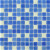 Мозаика стеклянная (315х315х4,5) STP-BL018/ Steppa (Natural Mosaic, Китай)