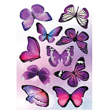 Декоретто Al 1001 "Бабочки Ультрафиолет"