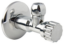Кран шаровой уголовой для подключения смесителей 1/2"хМ10 VALTEC VT.281.N.0410