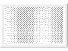 Экран ХДФ Simple 600х900 Эфес белый профиль 55мм белый