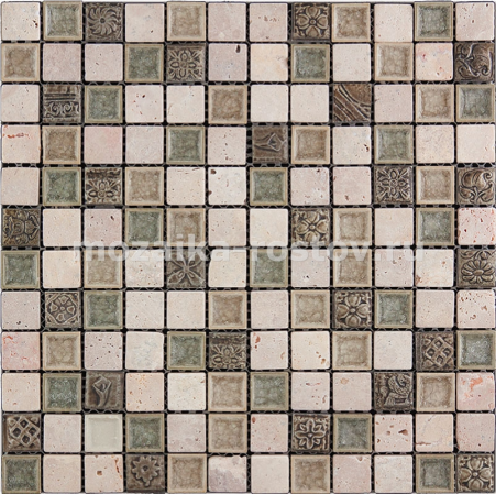 Мозаика античная (298х298) BDA-2304 (FBY-04) / Inka (Luxury Mosaic, Китай)