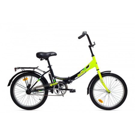 Велосипед складной  AIST Smart 20 1.1 черно - желтый ( 20")