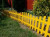 Забор декоративный 3,1м RENESSANS 2 желтый (7 секций)