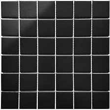 Мозаика (30,6х30,6) 48x48 Black Matt (WB73000) (на сетке) (Starmosaic, Испания)