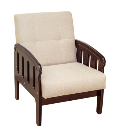 Кресло Ретро, сосна, орех, ткань в ассортименте, 930х710х860 ТР
