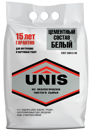 Состав цементный белый (5кг) Юнис