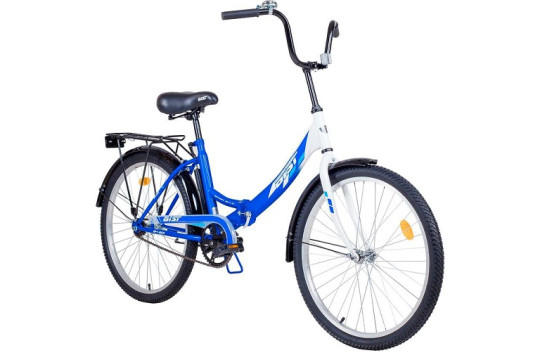 Велосипед складной  AIST Smart 24 1.1 голубой ( 24")