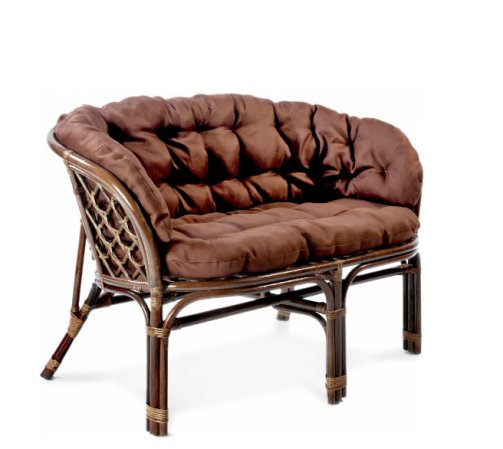 Набор мебели Bahama с подушками (стол+диван+2 кресла) кофе