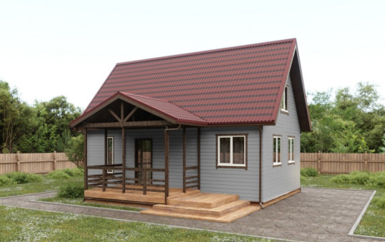 Кровля Ондулин черепица красная (0,95х1,95 м)