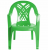 Кресло пластмассовое зеленое Престиж-2 Стандарт