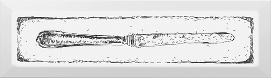 Декор (28,5х8,5) Нож чёрный NT/B25/2882/9001(Kerama Marazzi)
