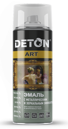 Эмаль аэрозольная с эффектом золотой декор (520мл) Deton