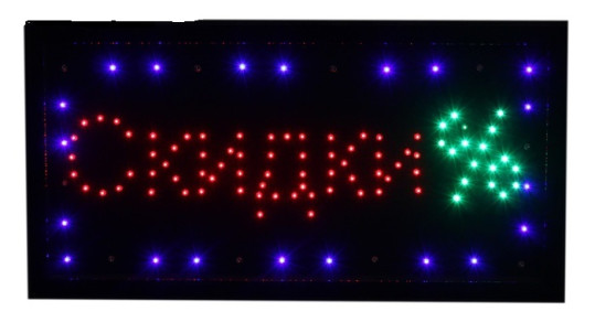 Вывеска светодиодная LED СКИДКИ  48х25 см пластик V220 545946