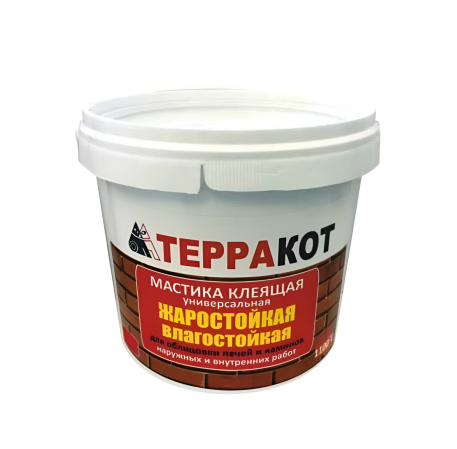 Мастика жаростойкая (2,5кг) Терракот