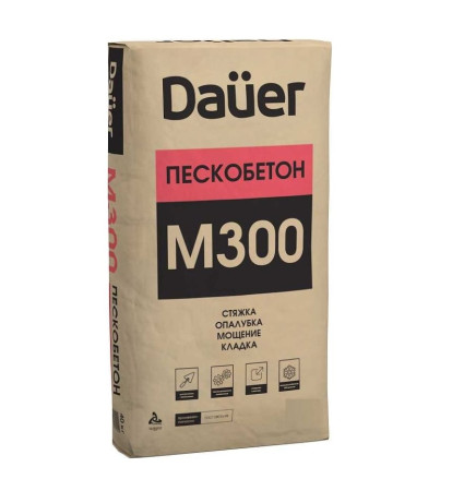 Пескобетон М-300 (30 кг) Dauer
