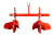 Окучник 2-х рядный ОСД-16 (красный) СТВ (стойка 16мм) красный