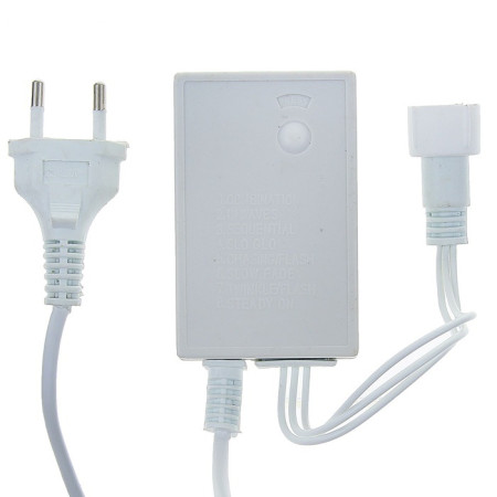 Контроллер уличный для гирлянд УМС до 1000 LED нить белая 3W 8 режимов  1080042