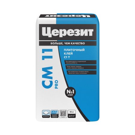 Клей плиточный CМ-11 PRO (25кг) Церезит
