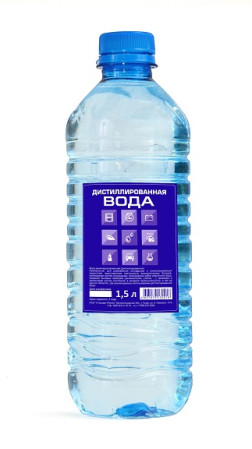 Вода дистиллированная 1,5 л